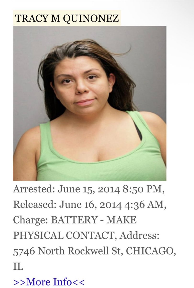 camhigby's tweet image. We believe we have identified the Chicago rioter who threatened to KILL ME today as Tracy M. Quinonez. 

She reportedly has criminal priors including battery and physical contact. She told @lancevideos that she has put a gang hit on us.