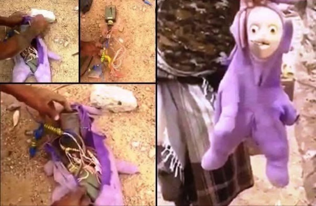 AbujomaaGaza's tweet image. Civil Defence: Israeli occupation forces left booby-trapped toys behind them in Gaza.. Why all of this hate for Palestinian children?!