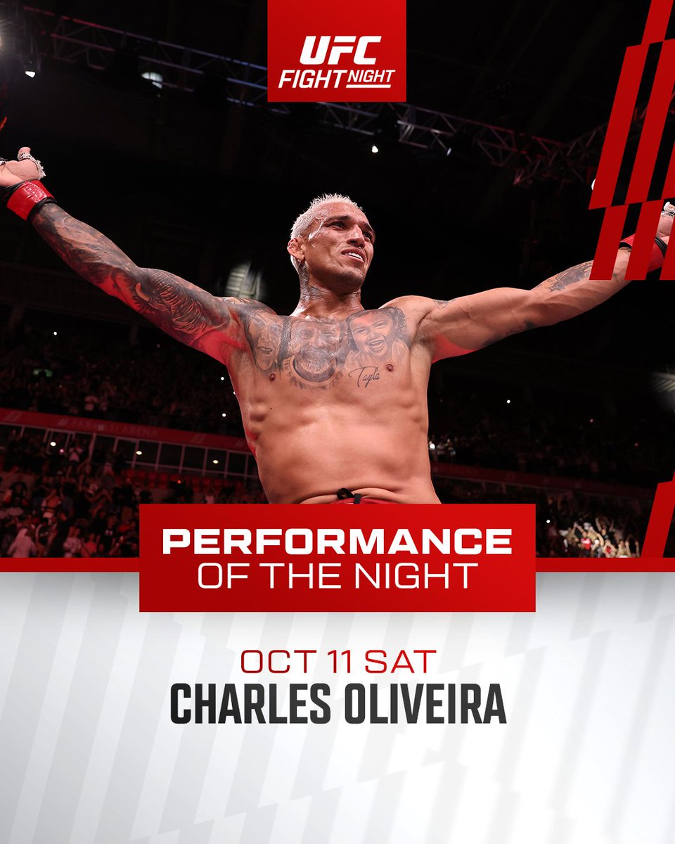 ConsensusScore's tweet image. 💰 #UFCRio Bonuses 💰

⭐️ Performance of the Night ⭐️
- Charles Oliveira
- Vitor Petrino
- Bia Mesquita
- Julia Polastri
#POTN

🔥 Fight of the Night 🔥
- There was no #FOTN