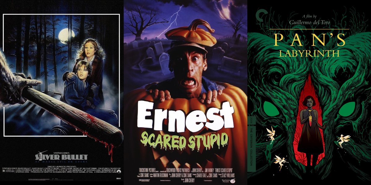 Favorite movies released on this day.
<a href="/StephenKing/">Stephen King</a>’s “Silver Bullet” (1985). Happy 40th!
John Cherry’s “Ernest Scared Stupid” (1991).
<a href="/RealGDT/">Guillermo del Toro</a>’s “Pan’s Labyrinth” (2006).
#SilverBullet #CoreyHaim #ErnestScaredStupid #JimVarney #EarthaKitt #PansLabyrinth #IvanaBaquero #DougJones