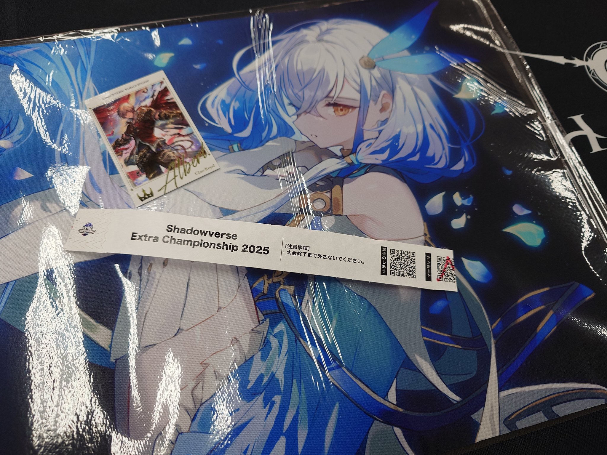 シャドウバースエボルヴ　学生交流会　マリア＝マリス　プレイマット Shadowverse EVOLVEプレイマット マリア＝マリス 学生交流会 プレイ