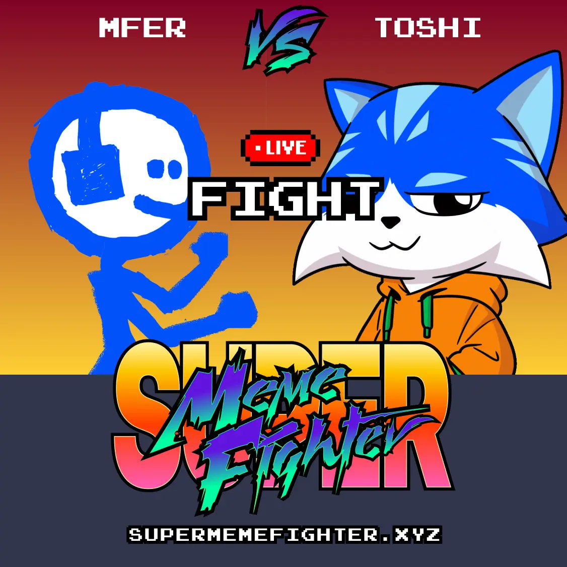 Goli7686's tweet image. $TOSHI for the win!
Join the Fight on supermemefighter.xyz
Referral_code : GXO5M5
#supermemefighter #web3gaming #P2E