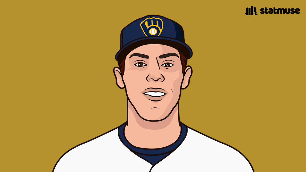 statmuse's tweet image. Brewers advance to the NLCS for the first time since 2018.