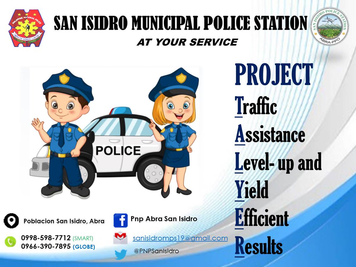 PNPSanIsidro's tweet photo. Project T.A.L.Y.E.R "Traffic Assistance to Level-up and Yield Efficient Result"
#BagongPilipinas
#ToServeAndProtect
#MahusayMatatagAtMaaasahanNaKapulisan
#SaBagongPilipinasAngGustongPulisLigtasKa https://t.co/qqNnVKpann