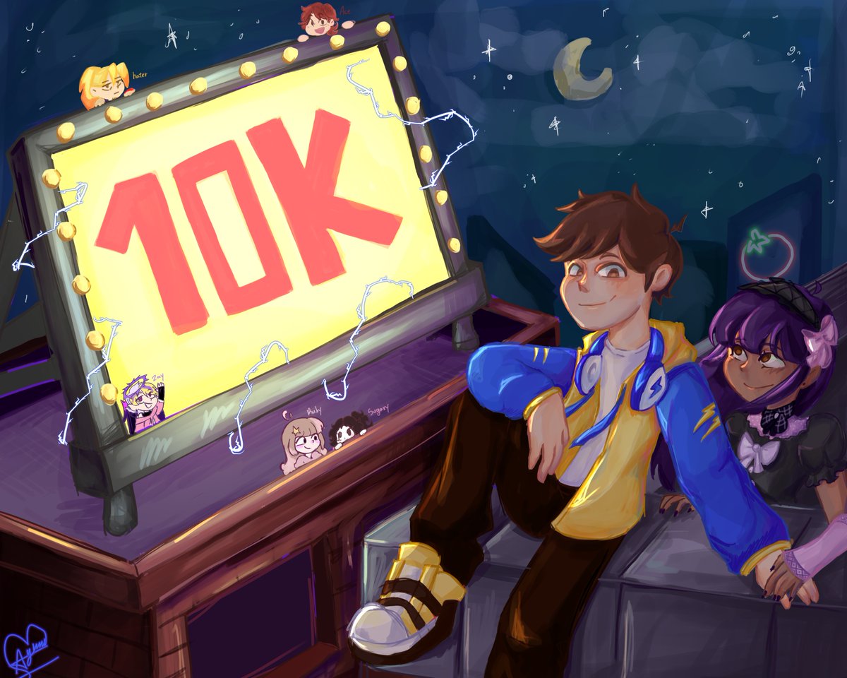 Ayu_arts2's tweet image. EU TERMINEI E ELE BATEU 10K !!! Parabéns pelos 10zin prunnoo! 🥳🥳🥳