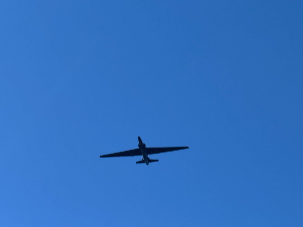 ObserverofImper's tweet image. U-2 Dragon lady in flight