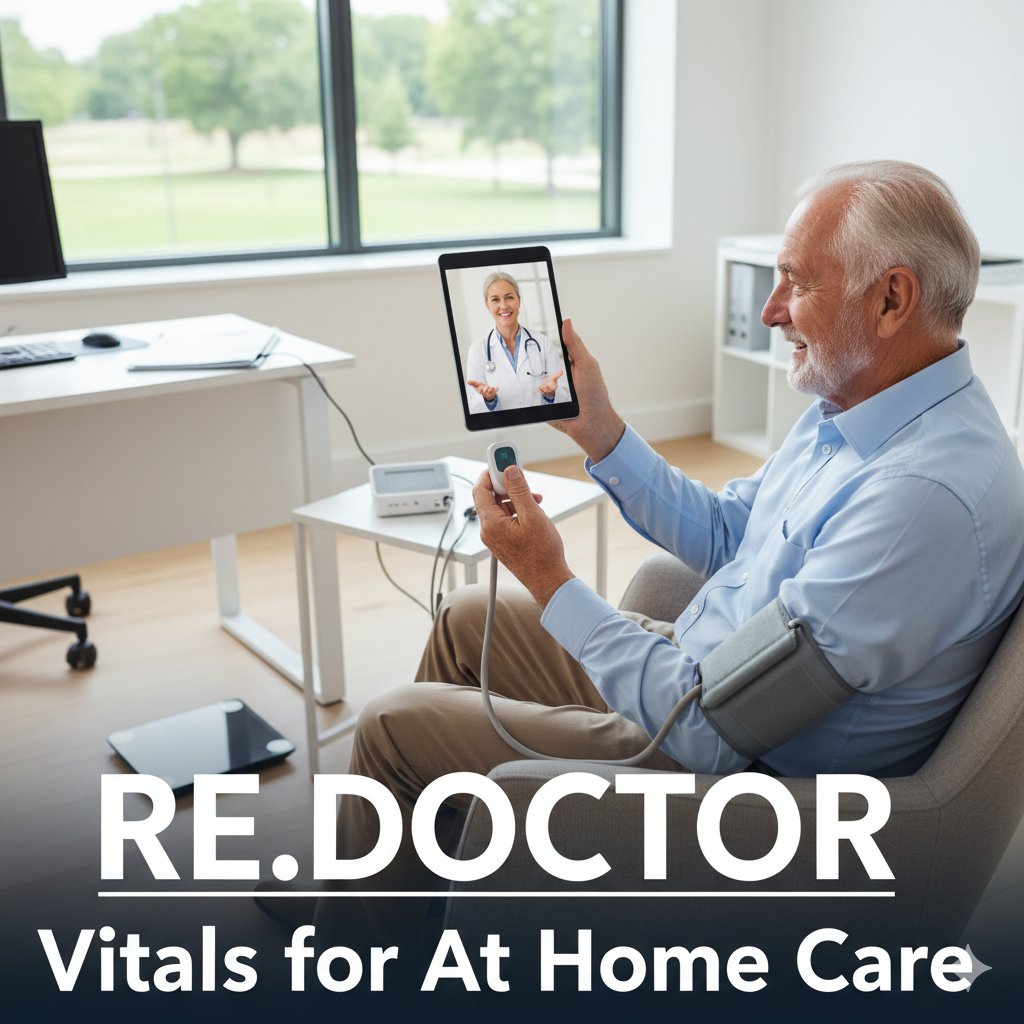 redoctorai's tweet image. Monitor vitals from home with RE.DOCTOR Vitals — accurate, easy, and doctor-ready. Know sooner, act smarter. re.doctor #AtHomeCare #RemoteMonitoring #DigitalHealth