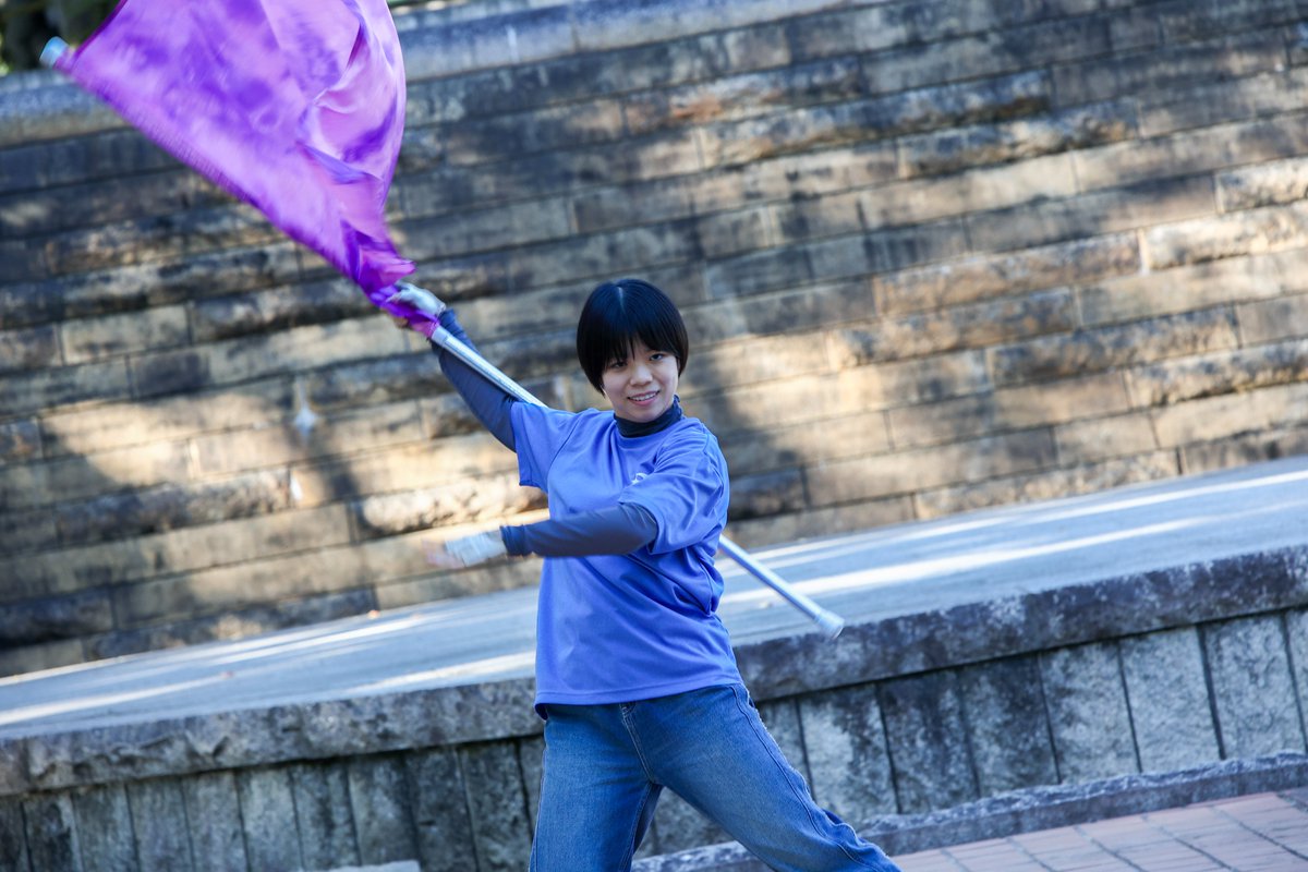 26eika's tweet photo. MooNDusT Colorguard【 @MooNDusTCG 】
#MIO2024 #マーチングインオカヤマ2024
フラッグのデザインやショーのお衣装がとっても繊細で美しい。なんと手染めしたフラッグもあるとか。そんなところにもぜひご注目ください🏳💙💜🌙 https://t.co/vn9xcxU7N1