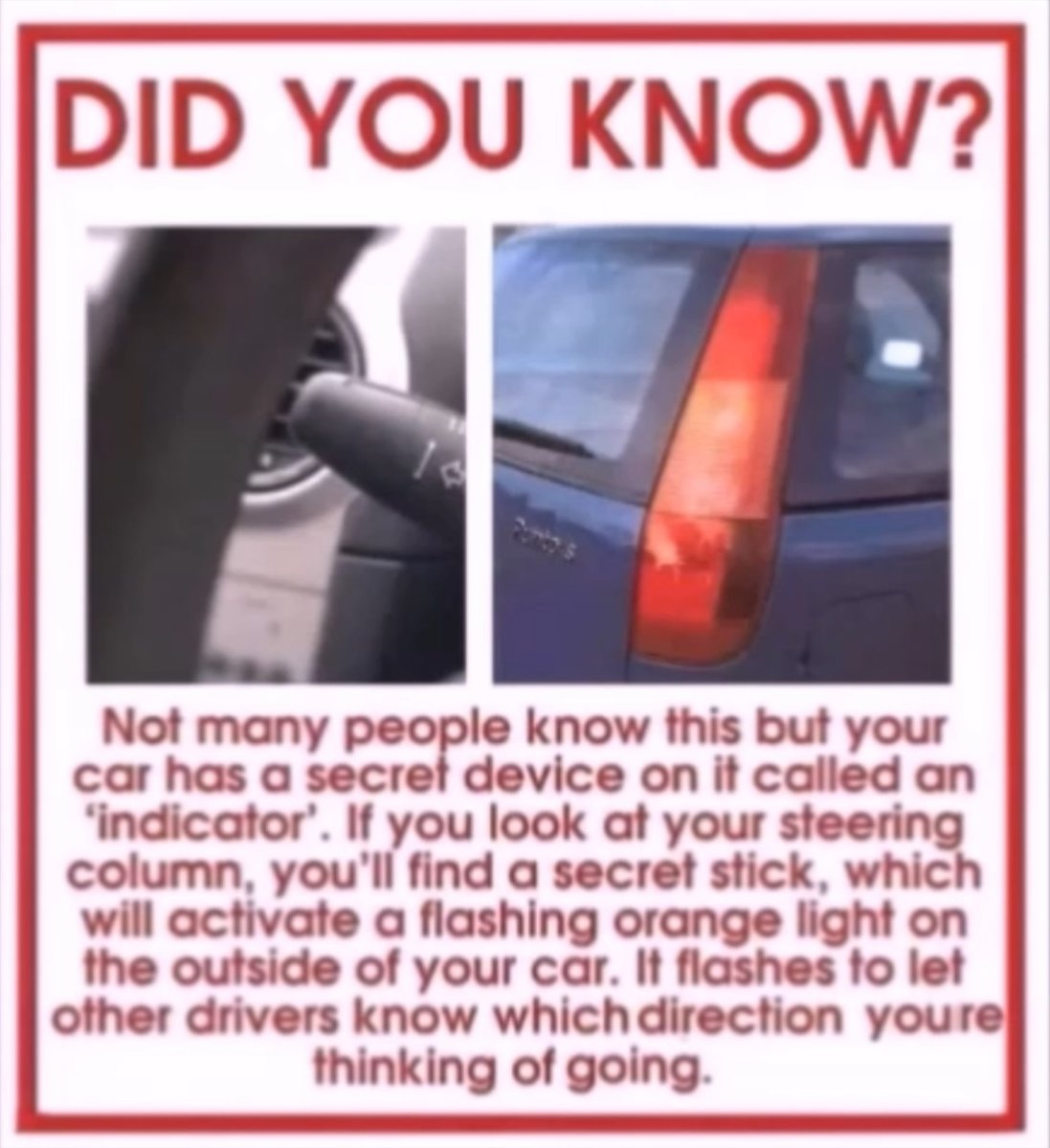 MemetheWorld3's tweet image. #commonsense #driving #signaling #PedestrianSafety