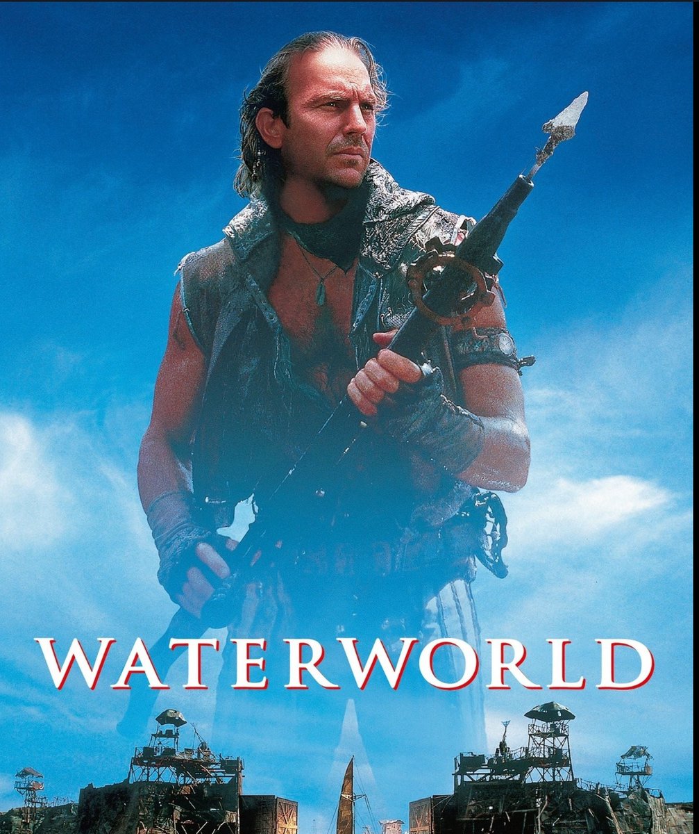 SmithJane1981's tweet image. Anyone into #PostApocalyptic #Drama #Movies watch #Waterworld on #PrimeVideo #UniversalPictures #kevinCostner its a great and a bit creepy view through the window of a possible future #GlobalWarming #PolarIceCaps