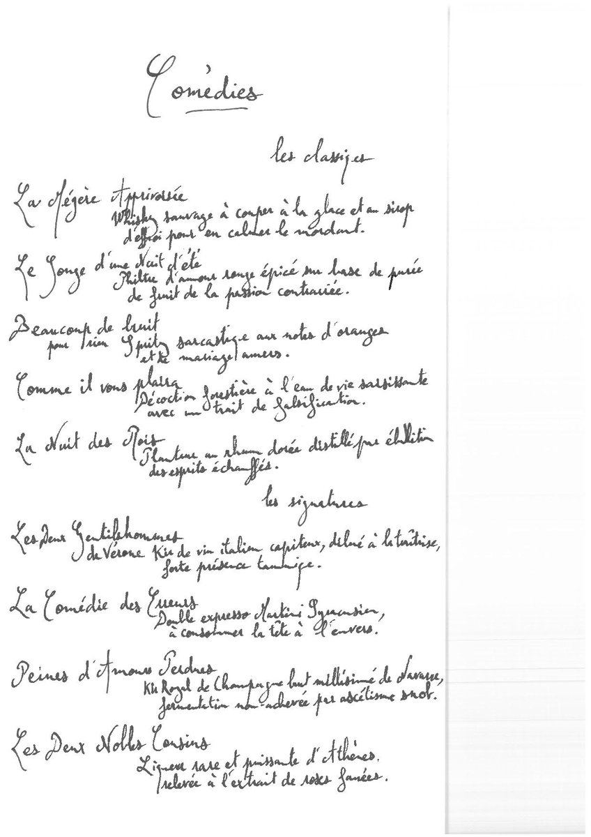 RueDuConserv's tweet image. Deux acteurs et deux actrices sont là pour vous servir chaque soir un condensé de quatre pièces : une Tragédie, une Comédie, une Pièce historique et une Romance, choisies ensemble au début de chaque représentation.
@sceneweb
@Tatouvu
@Froggydelight
#Immersif #MontyPython #Shaker