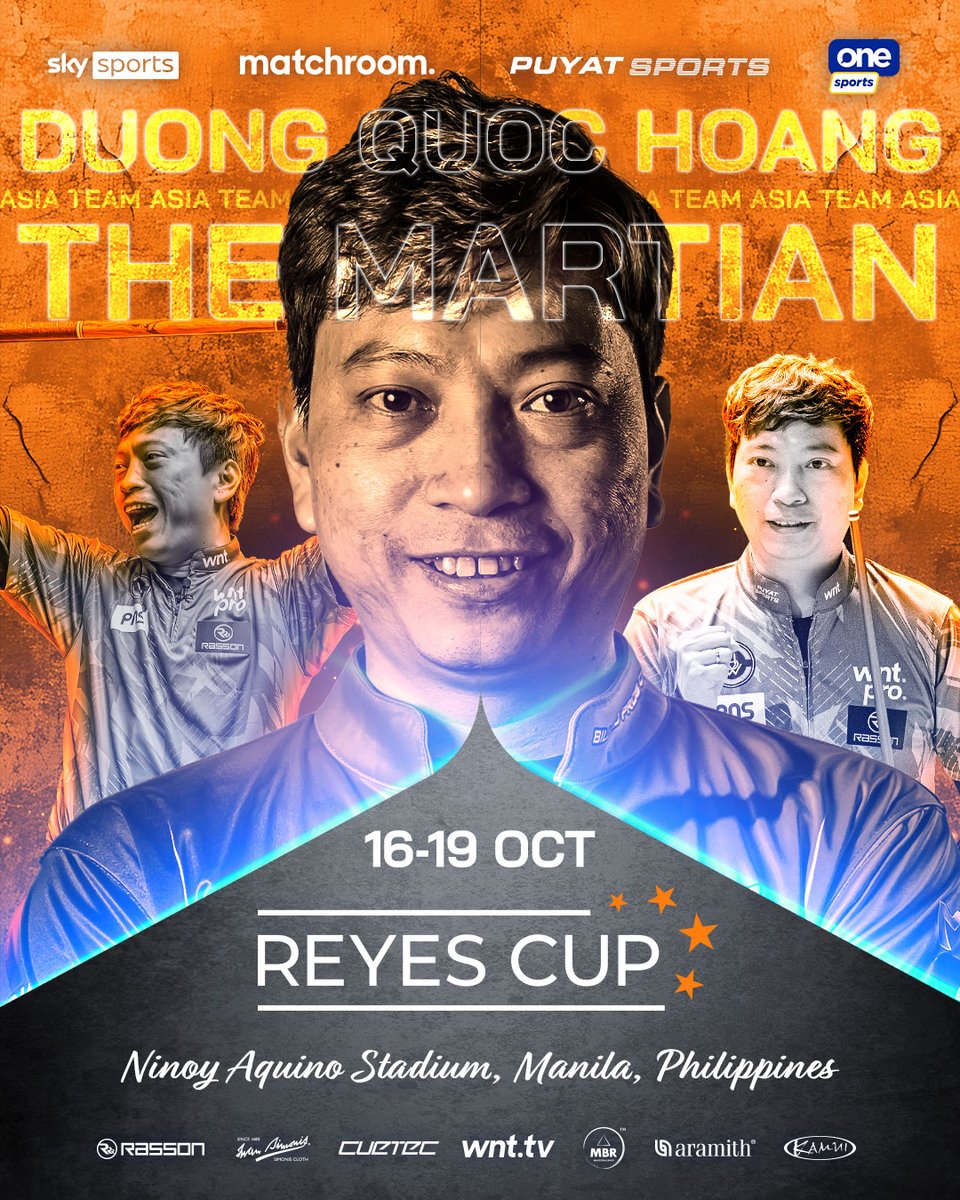 MatchroomPool's tweet image. Matchroom&apos;s Wildcard selection for Team Asia at the Reyes Cup...

After an incredible display in 2024, he had to be back!

Vietnam&apos;s hero, Duong Quoc Hoang👽🇻🇳

#WNT | #HanoiOpenPool 🇻🇳