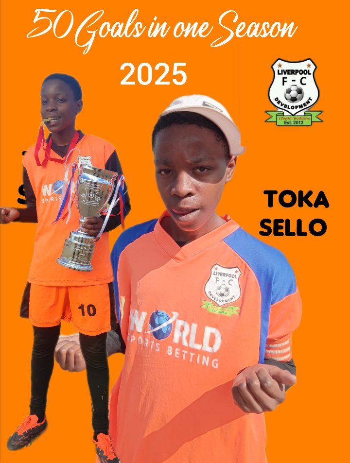 development_fc's tweet image. Sensational Goal Scorer Toka reached 50 Goals in one Season
Congratulations to Attacking Midfielder Toka Sello for reaching 50 goals in one season and become the first player in the club history to do that