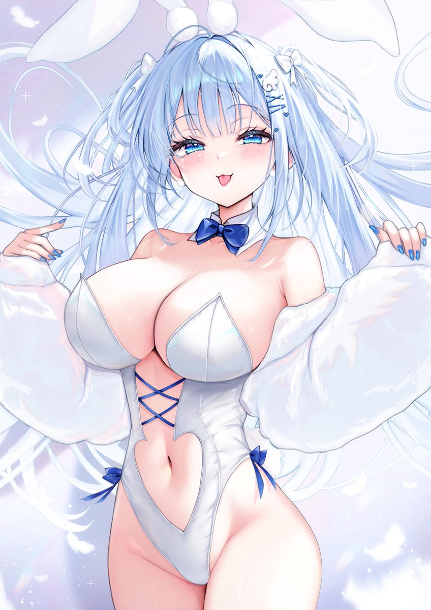 🐰🤍
「ぴょんっ…なんてね」