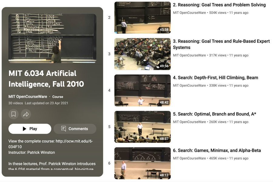 aibytekat's tweet image. MIT literally dropped a 20-hour masterclass on AI. Save it.