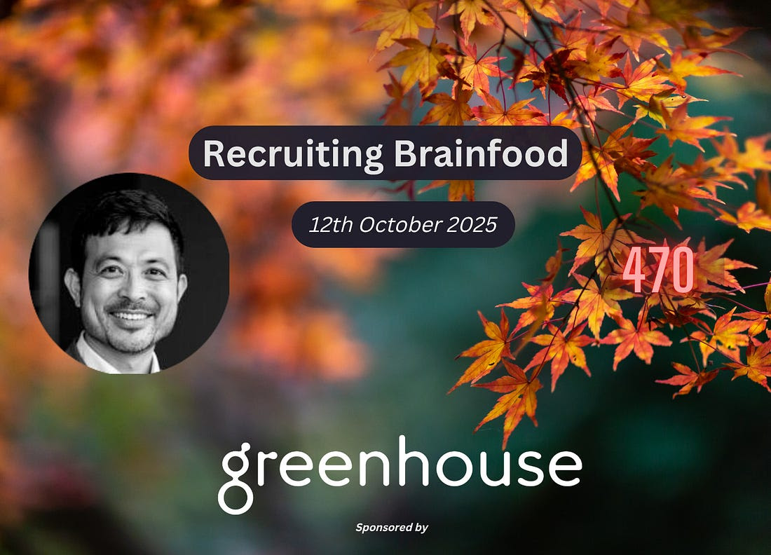 HungLee's tweet image. Recruiting Brainfood - Issue 470
recruitingbrainfood.substack.com/p/recruiting-b…
State of AI Report 2025, AI HRBP's are a lot cheaper than Human HRBP's, but AI is NOT causing unemployment (thanks Belinda!), 21 facts about throwing great parties and How to discourage AI Workslop...