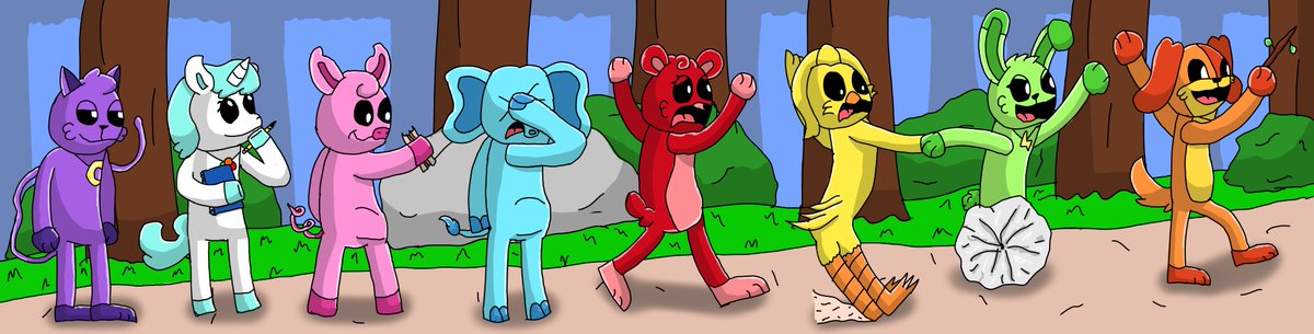 CoolKickin's tweet image. SMILINGTOBER DAY 9: NATURE!!!

YES I KNOW I&apos;M LATE, I&apos;M SLOW!!! :(

(How do people do big scenes quickly!? This shit takes forever!)

#SmilingCritters #smilingtober