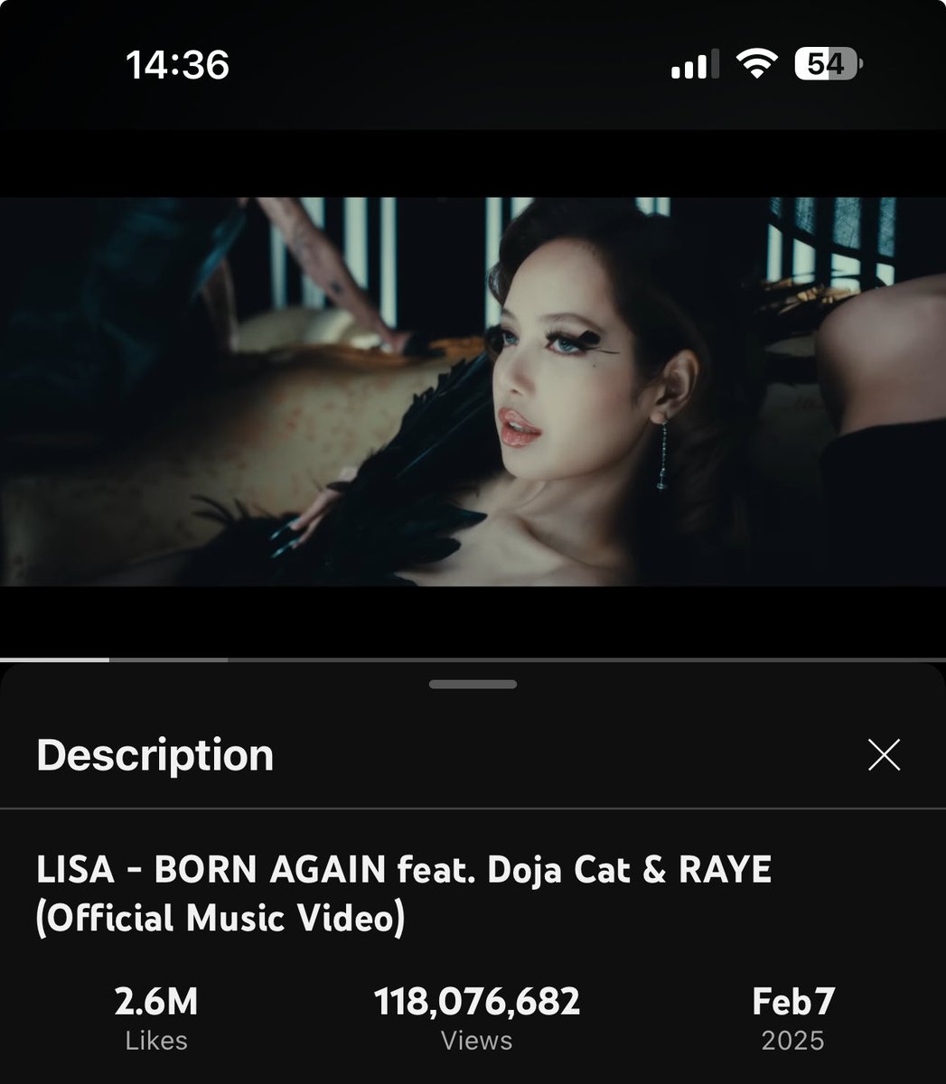 rsomchai1964's tweet image. LISA - BORN AGAIN feat. Doja Cat & RAYE (Official Music Video) youtu.be/kbEC-AGr9n0?si… via @YouTube
📌118,076,682 views 🎯120M
#LISA #LALISA #LLOUD #LalisaManobal #LISAxAlterEgo #LISAxBornAgain @wearelloud @DojaCat @raye