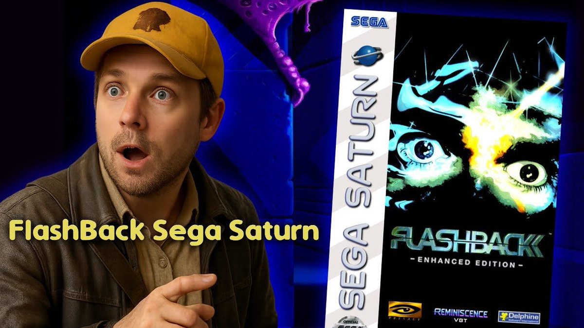 Arunotaku's tweet image. Aujourd&apos;hui on essaye ce portage du mythique #Flashback sur ma console de coeur, la #SegaSaturn ! 🪐
On revient sur ce qu&apos;il apporte et on admire mon skill sur un petit gameplay 🎮 

🔽⏬🔽⏬