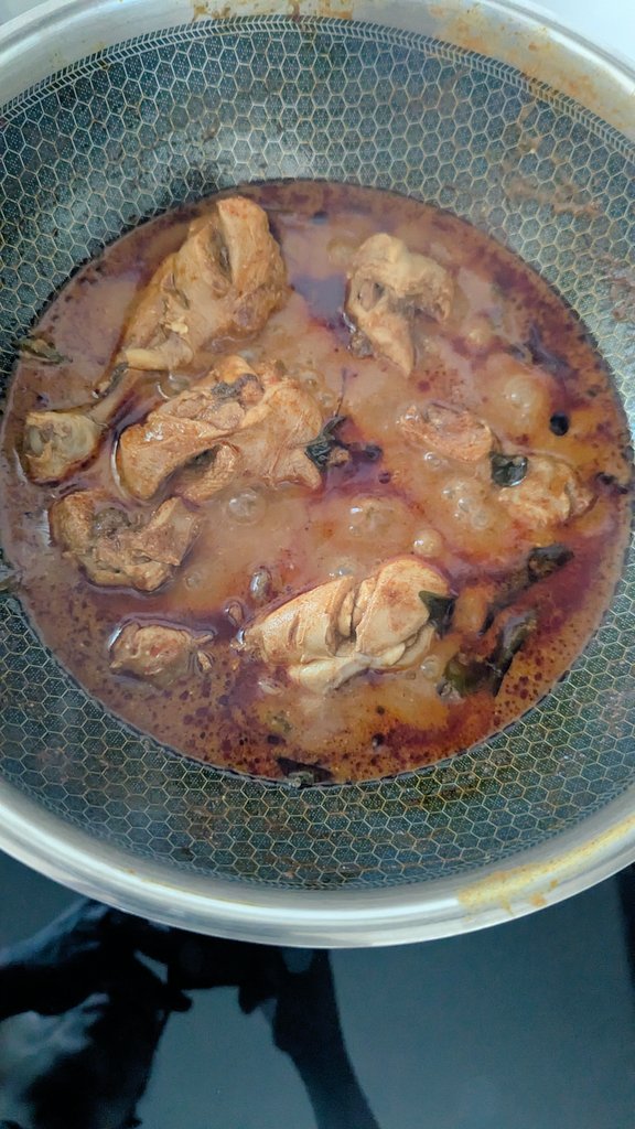 saaiyer's tweet image. Manglore chicken curry