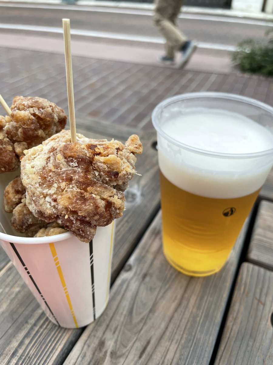 ビールが飲みたいというより祭りの雰囲気で飲むビールが飲みたかったのよ、最高だ。