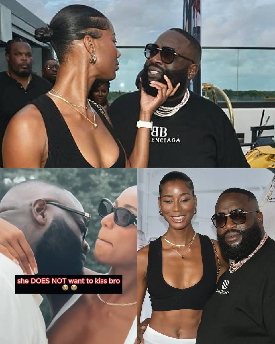Shadaya_Knight's tweet image. Rick Ross has reportedly broke up with Jazzma Kendrick after she repeatedly refused to kiss him in public
It is alleged it wasn't part of their agreement, if he wanted kisses, he had to pay more
Rick Ross with all the money, he's still a simp, paying a woman to pretend to be…