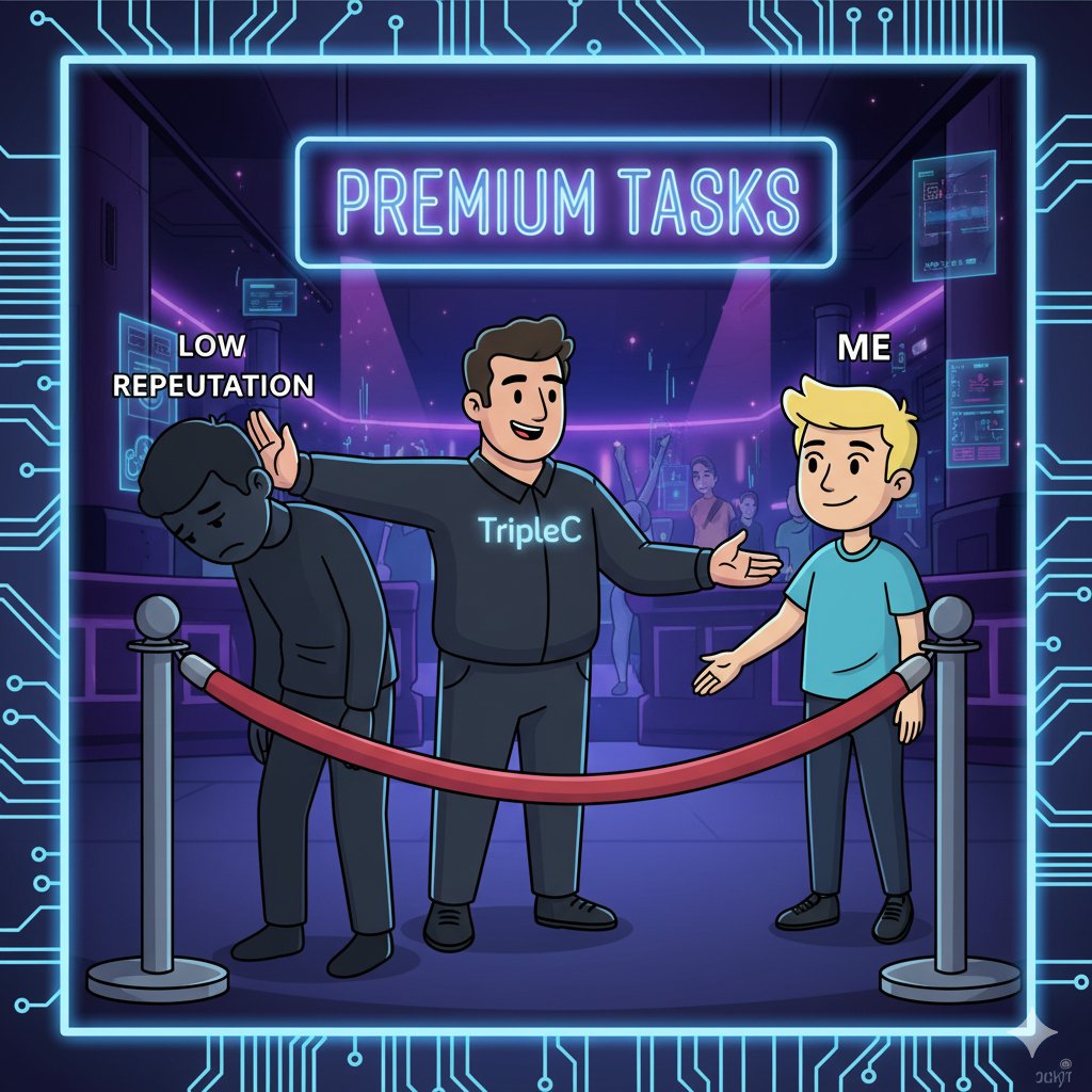TripleC_AI's tweet photo. Celebrate high-reputation earners in TripleC!
Unlocking premium tasks ensures diverse, context-rich data without ethical risks—fueling AI's next wave of advancements.
Spark your passion! 🔥 #KnowledgeDePIN #QualityAI https://t.co/kibGAJE6Jm