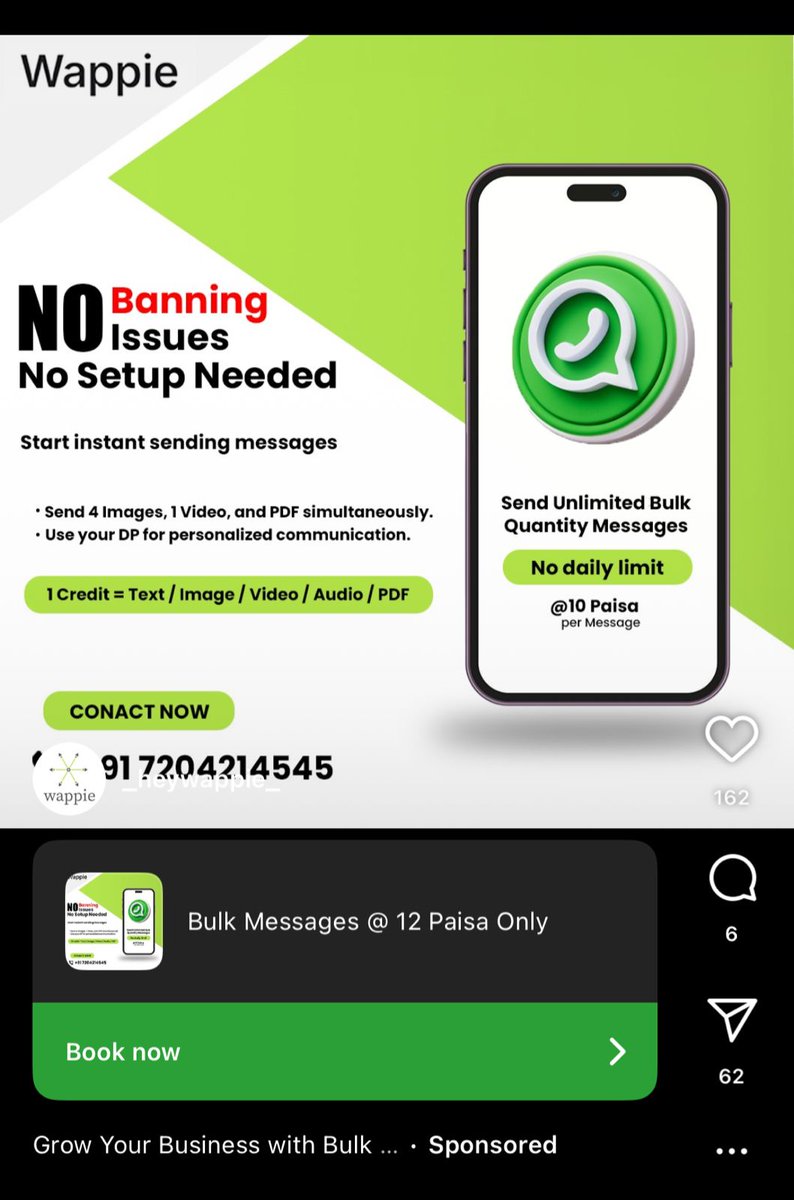 g5arjun's tweet photo. Sharing screenshots of tools openly promoting WhatsApp automation. They run ads, while genuine professionals get banned. 
@Meta @WhatsApp please review &amp; reinstate my official business number +91 9532992399. #FairPolicy #WhatsAppBusinessBan https://t.co/y0PGDKxwR4