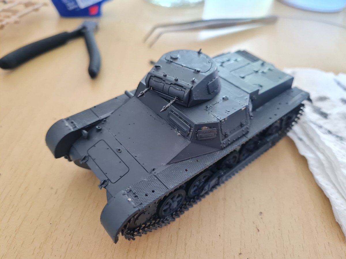 somethingenigma's tweet image. More modelling, this time a Panzer 1. #scalemodelling #academymodels #135scale