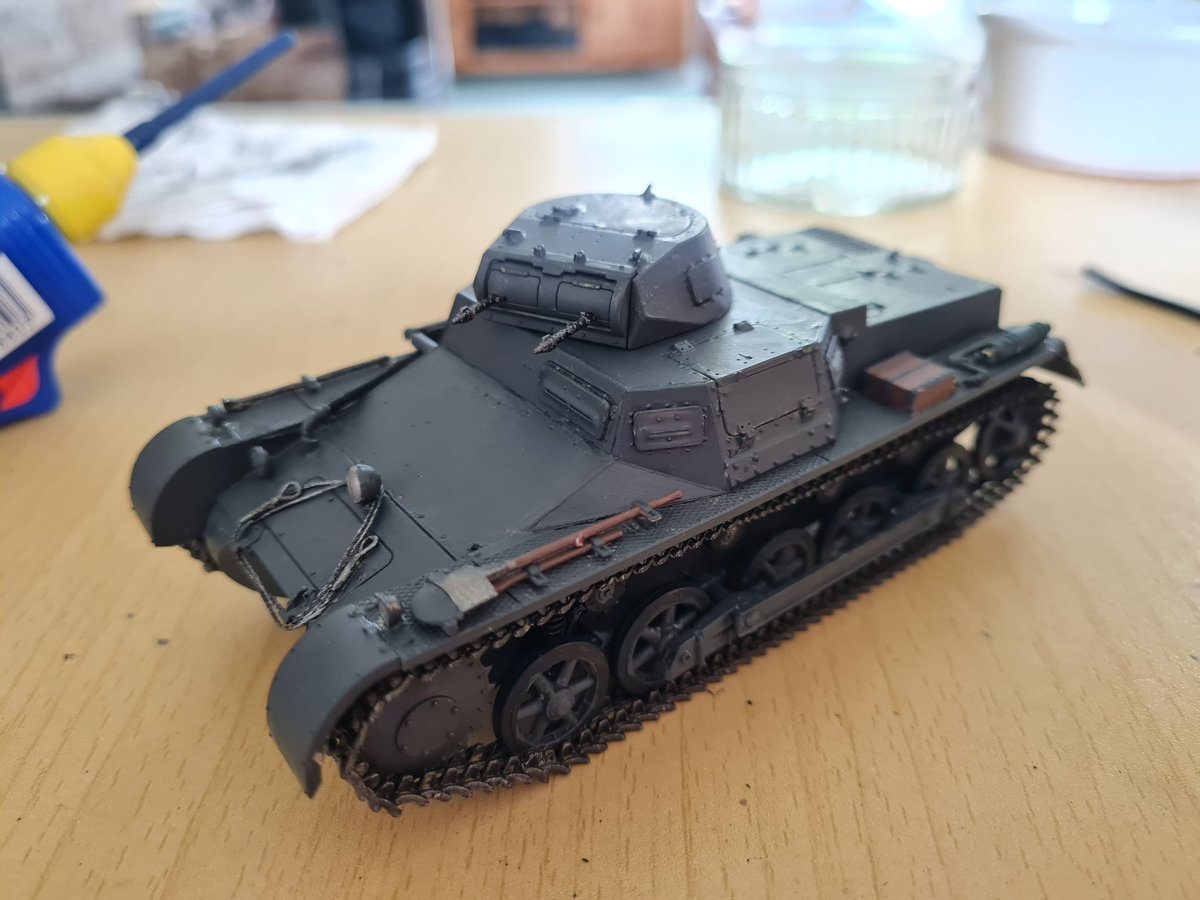 somethingenigma's tweet image. More modelling, this time a Panzer 1. #scalemodelling #academymodels #135scale