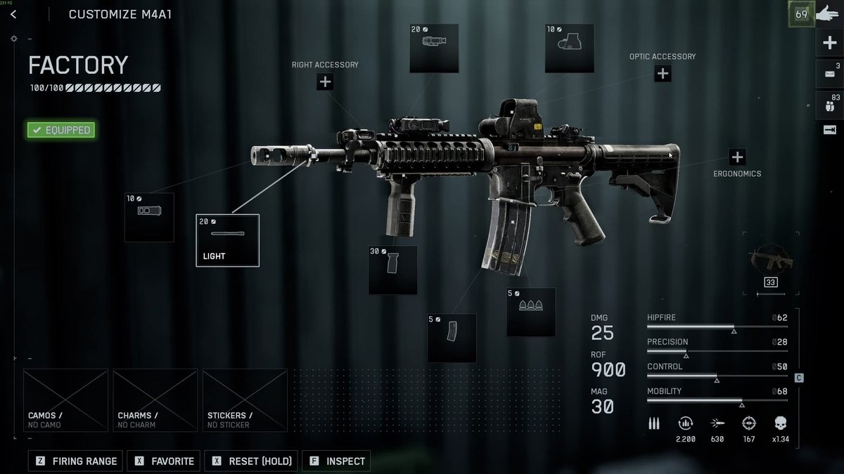 Battlefield_Now's tweet image. #Battlefield6 M4A1 Zero Recoil Beamer Build