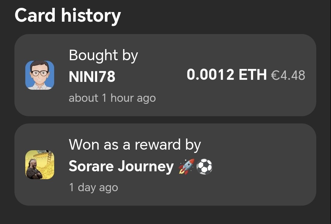 sorare__journey's tweet image. Cashed in on #Sorare ✅
Again, afraid this might be the last one in #MLS for Pedro #Gallese 👋
Better to make profit out of good In Season pricing until it is possible 💲
+4,50 € 🚀
#Sorare26 #Profit