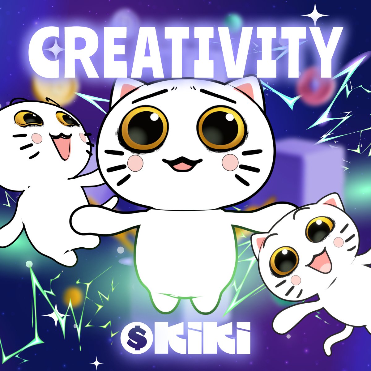 KIKIcatofficial's tweet photo. Web3 turns creativity into capital. KiKi turns it into culture.😼 https://t.co/i01f7rDbbs
