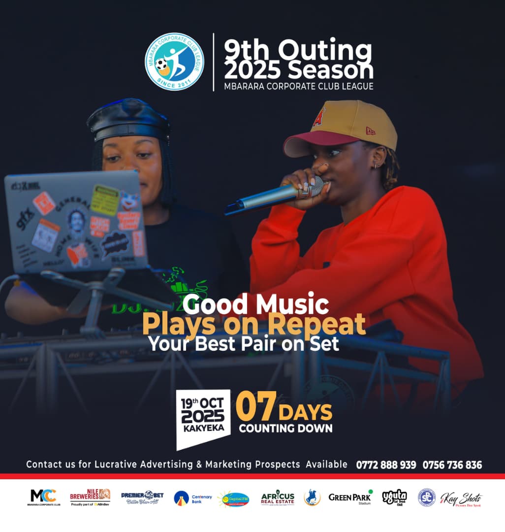 The League that means more returns next Sunday on 19th Oct 2025 at Kakyeka Mbarara City 
#MbraCorpClubLeague9thOuting
#MbraCorpClubLeague2025