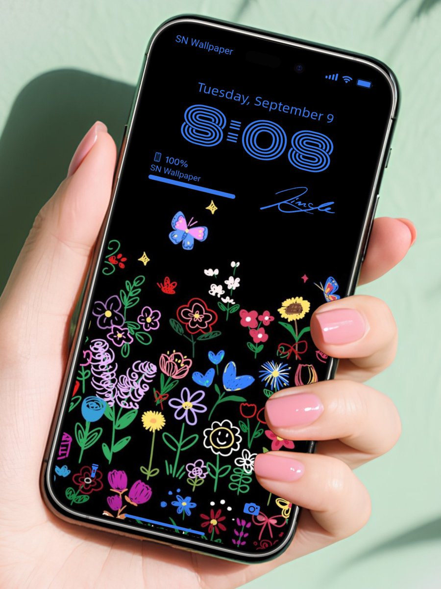SnWalpaper4K's tweet image. 🌺Colorful garden blooms beautifully.

#wallpaper #iOS26