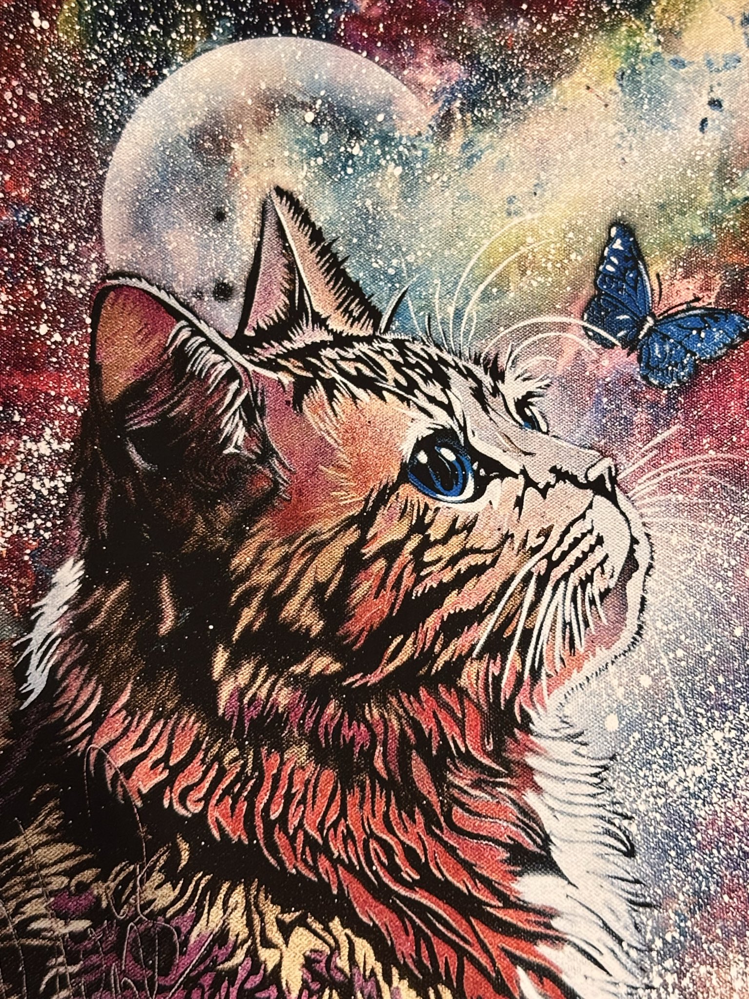 Dragon heartさんへ！スプレーアートエデンさんの作品です！ I asked him to spray paint a guitar.#スプレーアートエデン