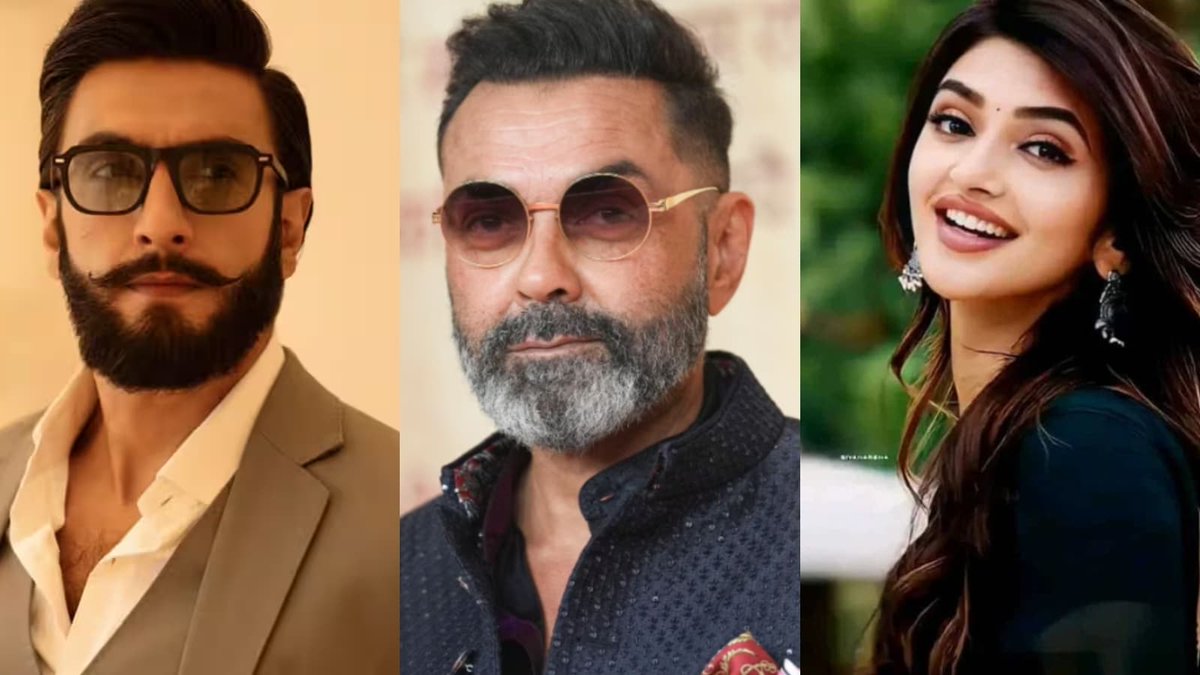 TalkMovies_'s tweet image. #RanveerSingh , #BobbyDeol & #Sreeleela coming together for the first time for an untitled project. They wrapped up shooting for the project recently.
A major announcement related to the project is expected to happen next week.