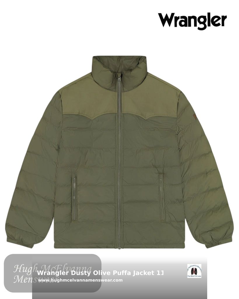 MenswearKeady's tweet image. Stay warm &amp;amp; stylish this winter with the Wrangler Dusty Olive Puffa Jacket! 🌿 Quilted padding, rugged design, and vintage Wrangler details make it a perfect choice for any adventure. 🧥 Grab yours at just £135.00. Shop now: shortlink.store/rnn20r8atwa #PuffaJacket #Wrangler