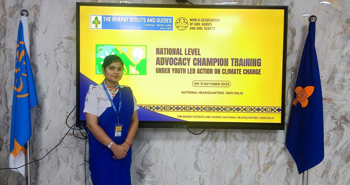NorthCentralRa1's tweet photo. members from N.C.Railway Scouts &amp; Guides were selected for the National Level Advocacy Champions on Climate Change training held from 9–11 at Delhi Headquarters.These children are now spreading climate change awareness in Prayagraj,which is a matter of pride.@CPRONCR @drmncrald https://t.co/eVFl20bD6g
