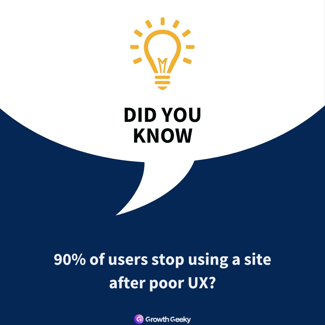 GrowthGeeky's tweet image. 🚫 A beautiful design can’t save a frustrating experience.

Good UX means fast loading, clear navigation, and smooth interactions that make users feel in control, not confused.

#WebDesign #UXTips #GrowthGeeky #UserExperience #DesignStrategy #ConversionOptimization