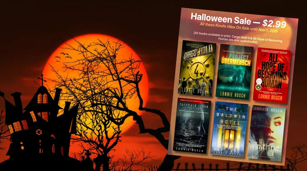 Proofpositive's tweet image. #HalloweenSale #BookSale #Spooky #SciFi #GhostStories #Suspense #Thrillers #LimitedTimeDeal From near-future conspiracies to ghostly tales of love and loss, these six books explore humanity’s darkest corners. Halloween Sale. Just $2.99 amzn.to/4ntZE34