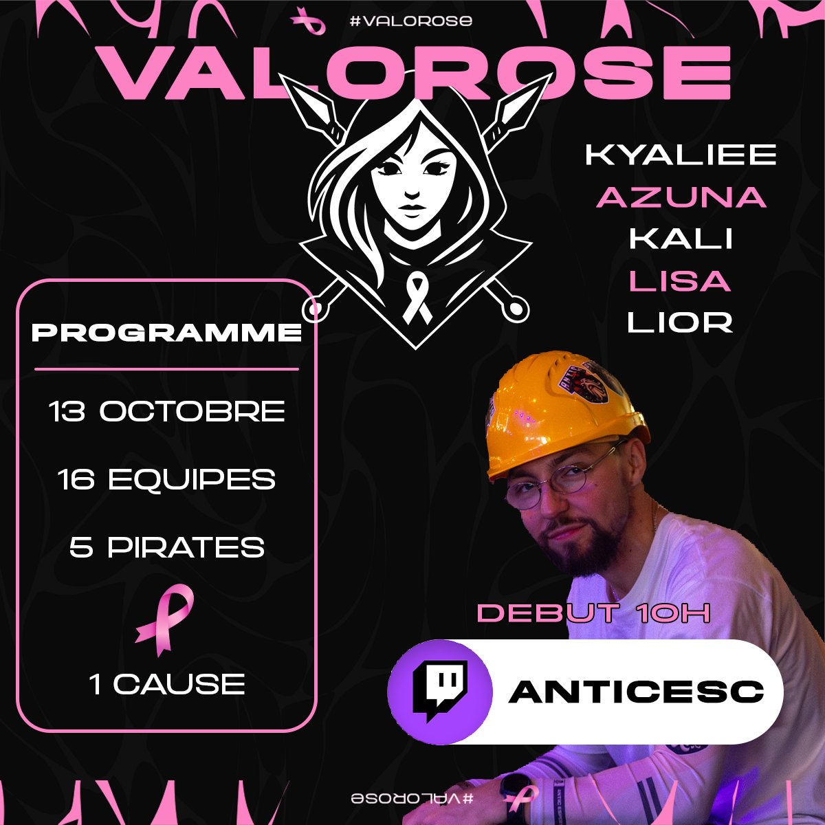 PLOT 🔴🎙 (@hugoleplot) on Twitter photo 🚨 ALERTE CAST 🚨
💜 Tournoi Caritatif organisé par les copains <a href="/OservEsport/">OSV | #OSVWIN 🔴</a> en faveur du #OctobreRose 💜 Début du cast à 10h avec Noseripe et Maxeem LESGOOO ! 🎙🔥 🚨 ALERTE CAST 🚨
💜 Tournoi Caritatif organisé par les copains <a href="/OservEsport/">OSV | #OSVWIN 🔴</a> en faveur du #OctobreRose 💜 Début du cast à 10h avec Noseripe et Maxeem LESGOOO ! 🎙🔥