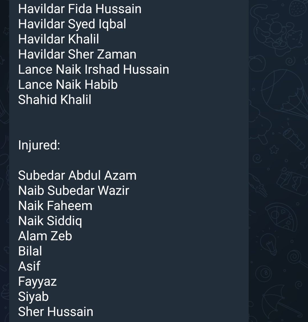 According to reports, several Pakistani soldiers were killed and injured in a clash with the Afghan Taliban. some of the names of the killed and injured personnel are as follows: