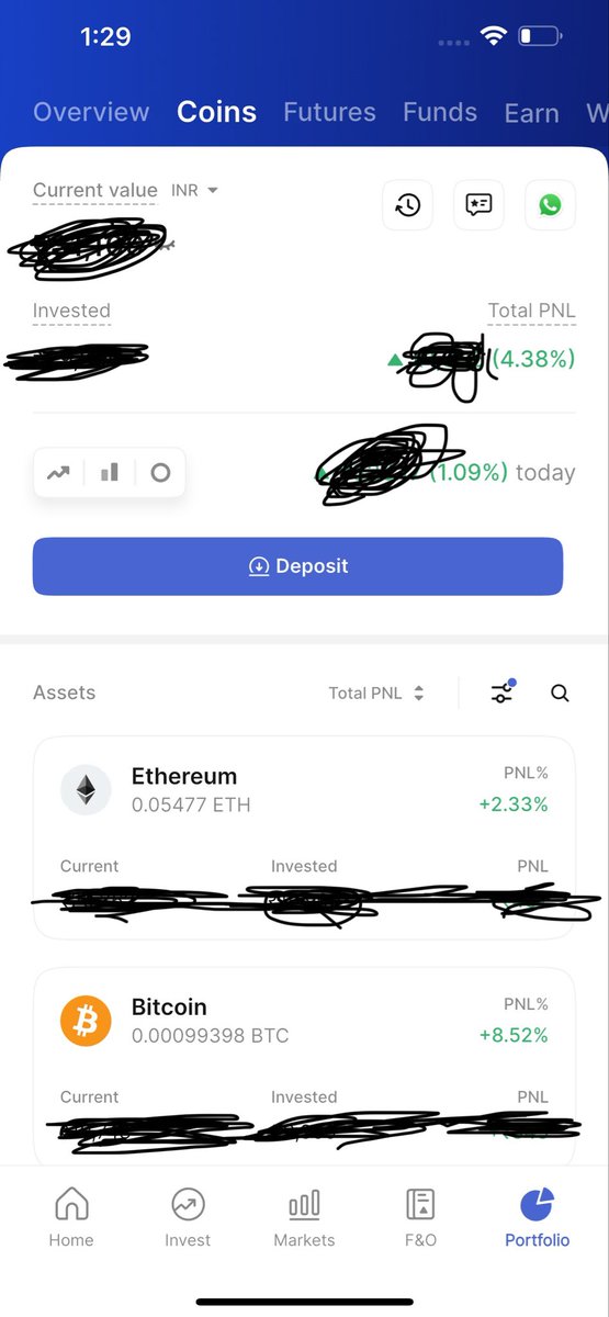 BHUPIND34528769's tweet image. I started investment in crypto few months back with only amount I’m ready to forget . All my gains are vanished but this is normal in investment , don’t know why people are so much worried with just 10-15% crashed .
#CryptoCrash #bitcoin