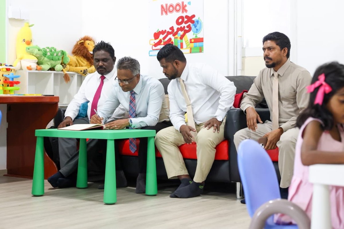 adamazim's tweet image. Honored to join the inauguration of Maafannu Madharsaa Library and SCLP ( Students with Complex Learning Profile ) Class — a milestone in promoting inclusive and accessible learning for all students.
#EducationForAll #InclusiveLearning #MaléCity @MMadharusa