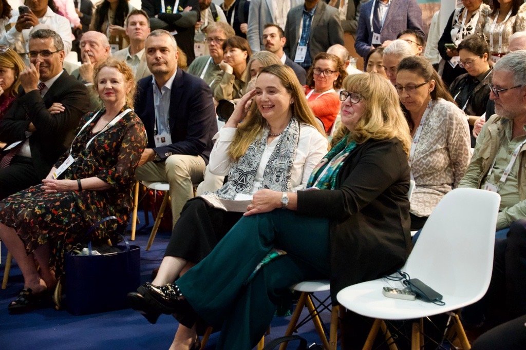 SchomakerAstrid's tweet photo. The #IUCNcongress WCPA Awards ceremony recognized the inspiring achievements of conservation leaders who contribute to the implementation of the #KMGBF, including the iconic #Target3 (30 by 30). 

It was a pleasure to take part in celebrating the Awardees: https://t.co/So6Mt8gcC9 https://t.co/doH2yD2sDK