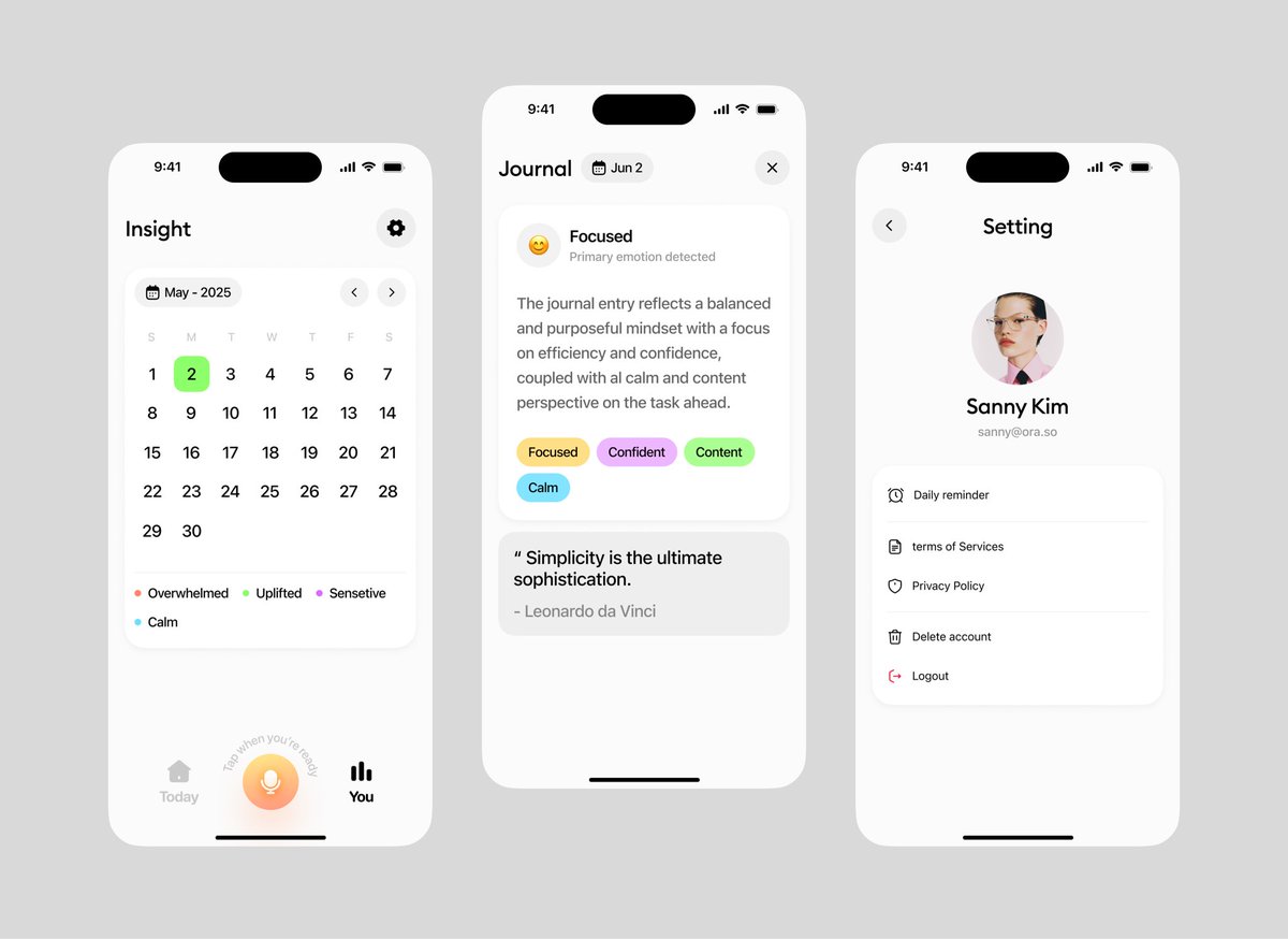 Design we did for Smart Journal app 📒