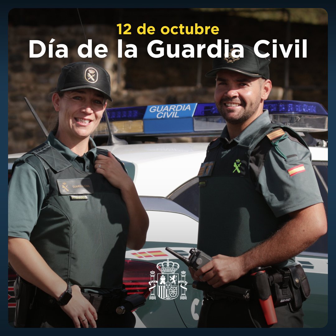 sanchezcastejon's tweet image. Servir y proteger. Ese es su lema y no hay mejores palabras que definan la esencia de la @guardiacivil.

Gracias por vuestro compromiso y lealtad a España y por velar por nuestra seguridad.

Feliz día a todas las mujeres y hombres que integran la Guardia Civil.