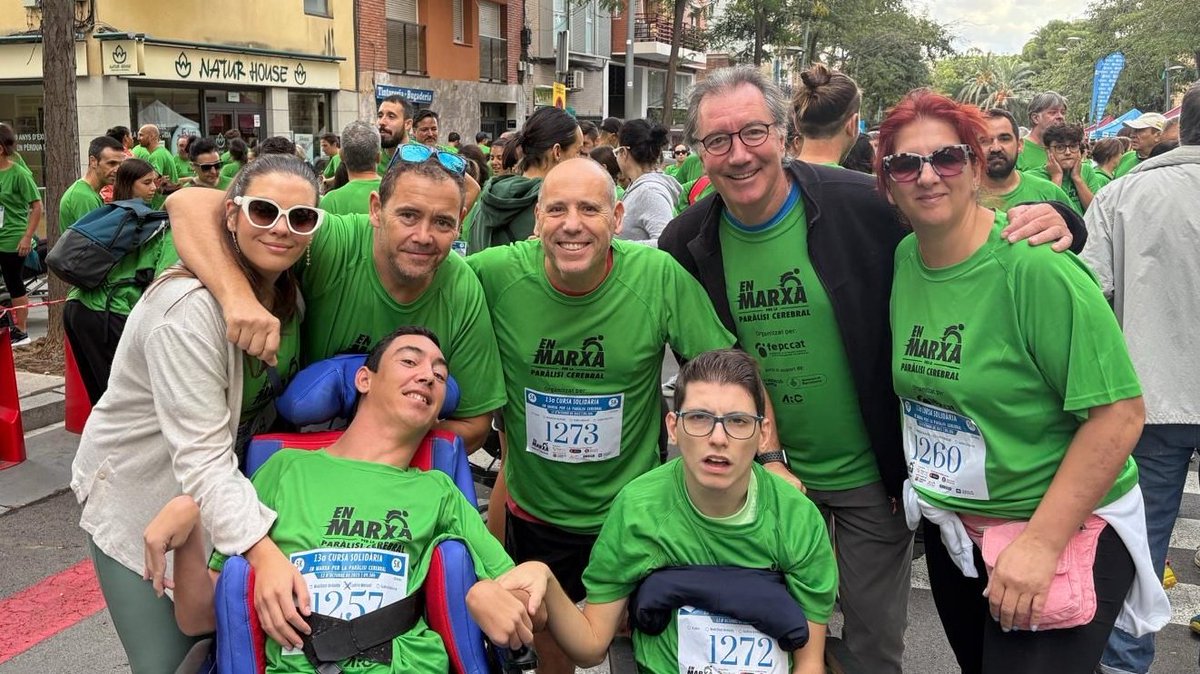 Un any més, la #FundacióElMaresme torna a posar-se 'En Marxa per la Paràlisi Cerebral', una cursa popular i solidària organitzada per la <a href="/fepccat/">FEPCCAT</a> amb motiu del Dia Mundial. 
Fem pinya, sumem i visualitzem les capacitats, reafirmant el nostre compromís amb la inclusió 👩‍🦽🏃‍♂️🤝