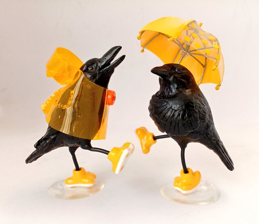 yatou36's tweet photo. 雨のカラスたち
#いきもにあ2025 https://t.co/tWXUlowmUf
